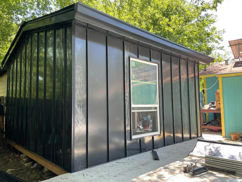 Black standing seam metal wall panels for Metal Roof Installation in East Cocalico